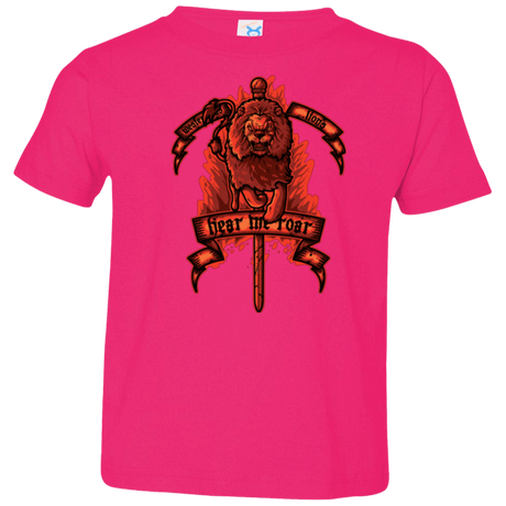 T-Shirts Hot Pink / 2T HEAR ME ROAR Toddler Premium T-Shirt