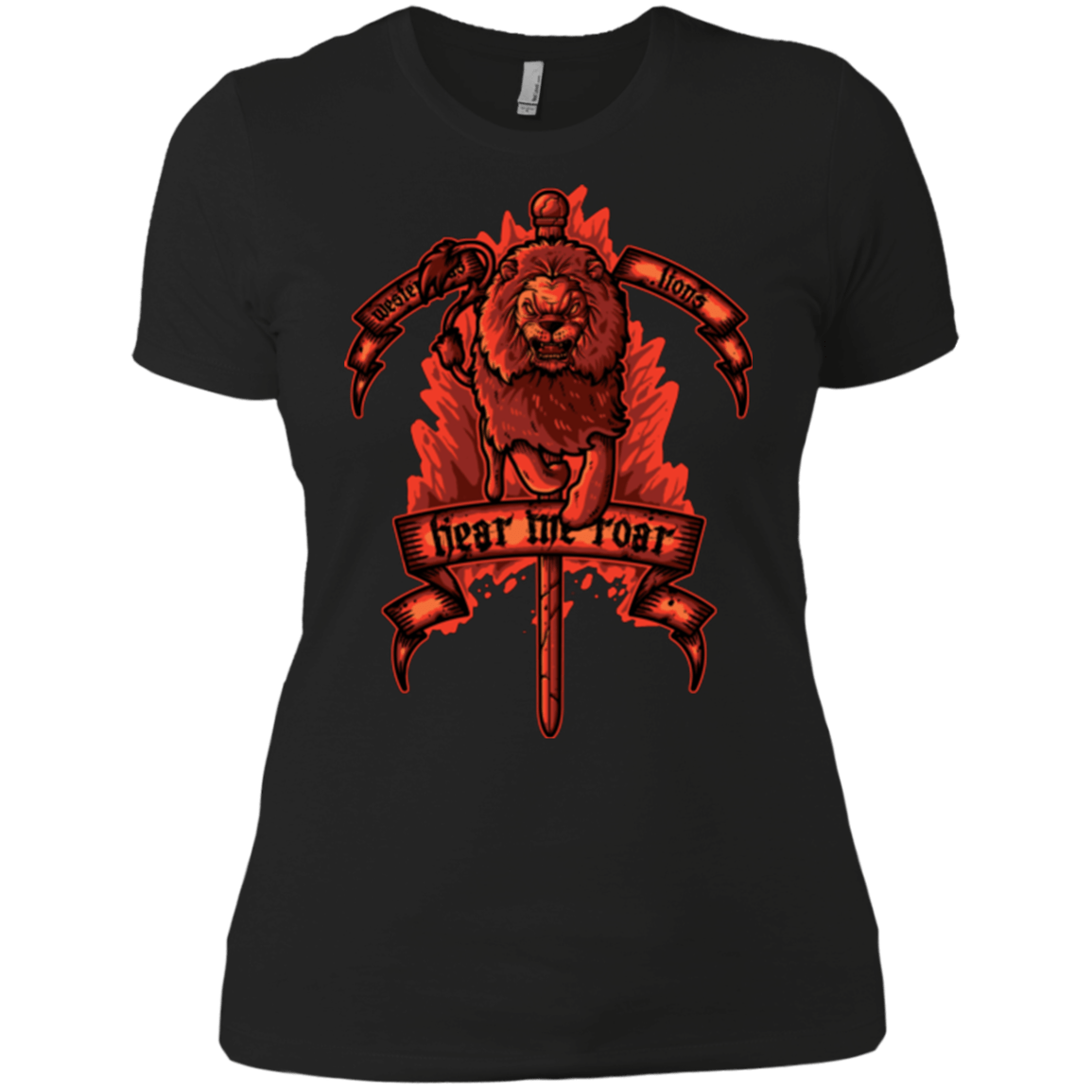 T-Shirts Black / X-Small HEAR ME ROAR Women's Premium T-Shirt