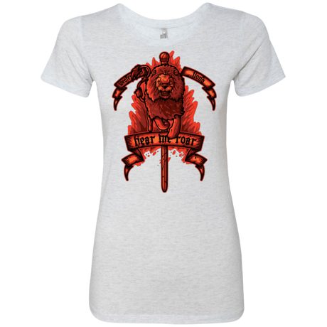 T-Shirts Heather White / Small HEAR ME ROAR Women's Triblend T-Shirt
