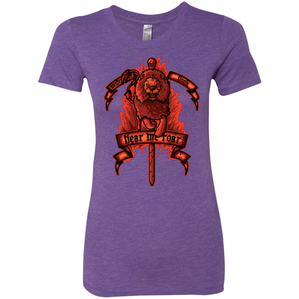 T-Shirts Purple Rush / Small HEAR ME ROAR Women's Triblend T-Shirt