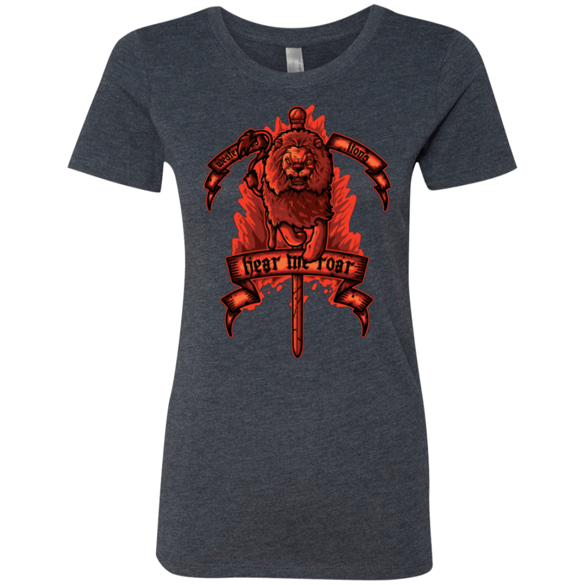 T-Shirts Vintage Navy / Small HEAR ME ROAR Women's Triblend T-Shirt