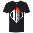 T-Shirts Black / X-Small Heart Enterprises - Please Hold Men's Premium V-Neck
