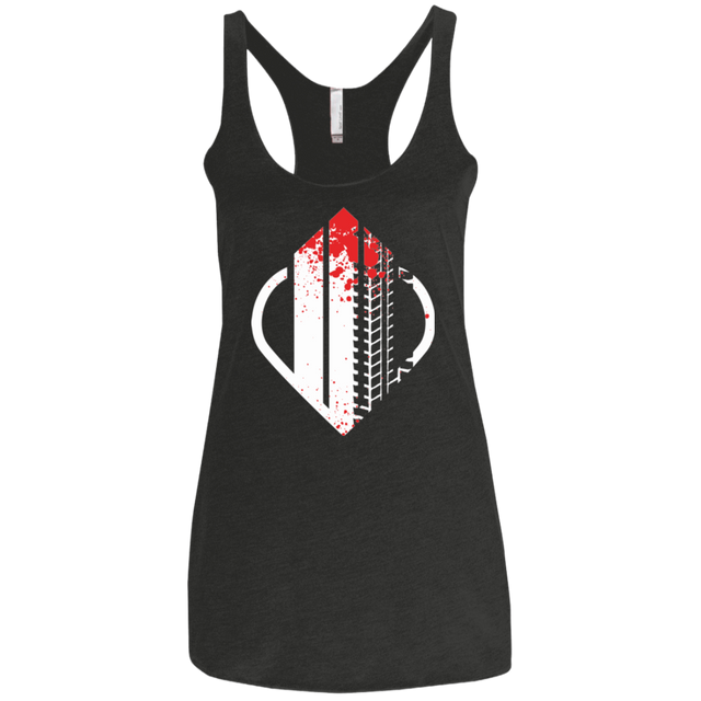 T-Shirts Vintage Black / X-Small Heart Enterprises - Please Hold Women's Triblend Racerback Tank