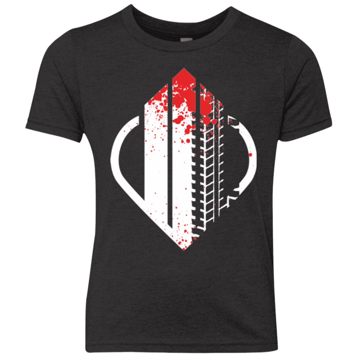 T-Shirts Vintage Black / YXS Heart Enterprises - Please Hold Youth Triblend T-Shirt