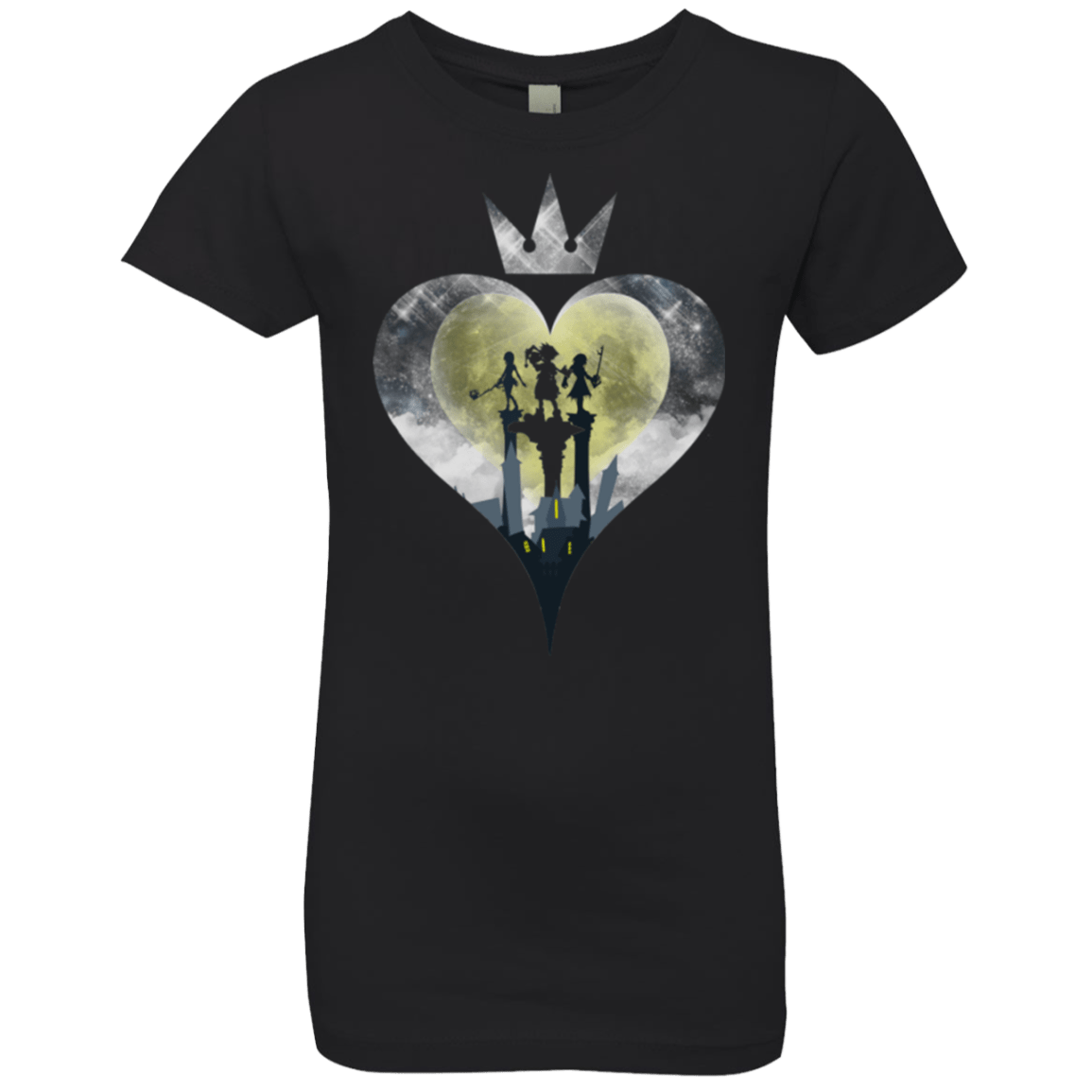 T-Shirts Black / YXS Heart Kingdom Girls Premium T-Shirt