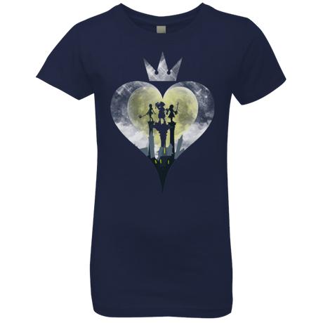 T-Shirts Midnight Navy / YXS Heart Kingdom Girls Premium T-Shirt