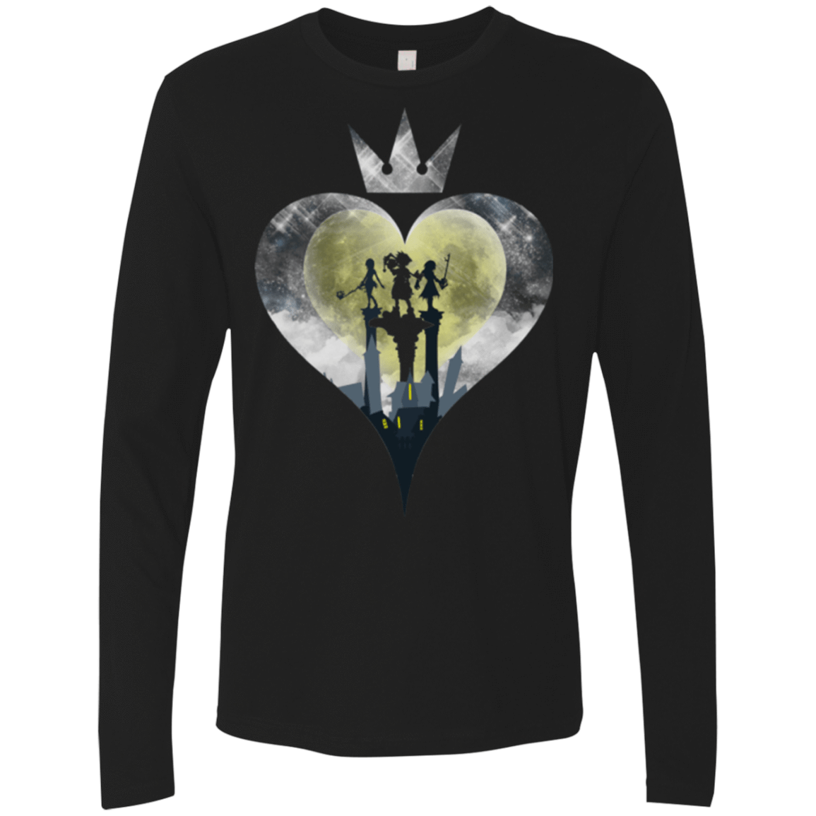 T-Shirts Black / Small Heart Kingdom Men's Premium Long Sleeve