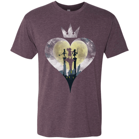 T-Shirts Vintage Purple / Small Heart Kingdom Men's Triblend T-Shirt