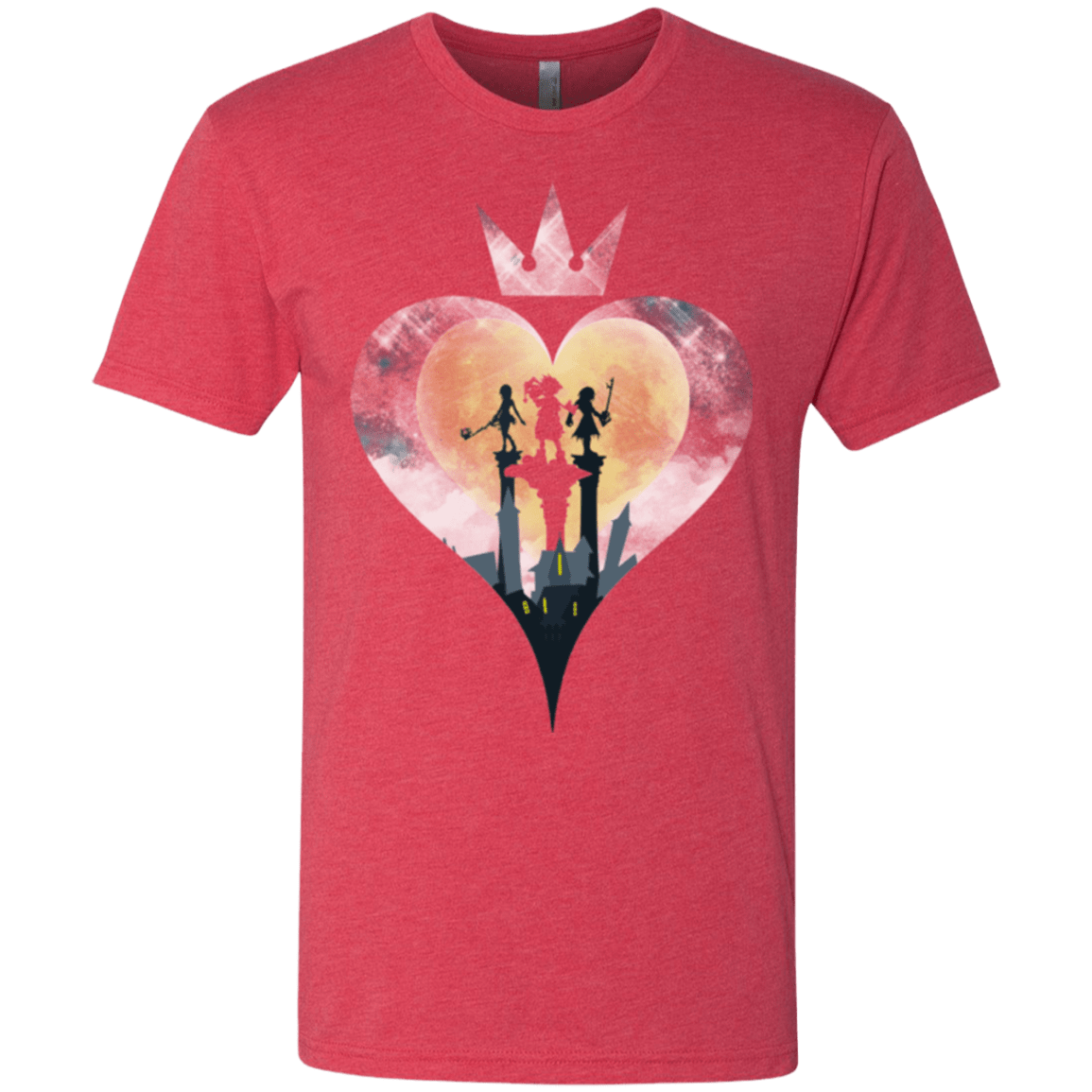 T-Shirts Vintage Red / Small Heart Kingdom Men's Triblend T-Shirt