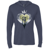 T-Shirts Vintage Navy / X-Small Heart Kingdom Triblend Long Sleeve Hoodie Tee