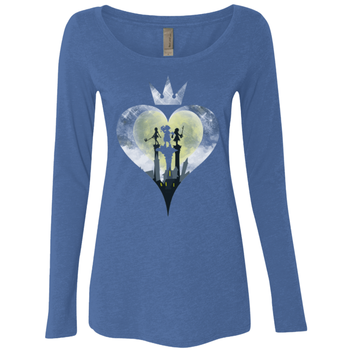 T-Shirts Vintage Royal / Small Heart Kingdom Women's Triblend Long Sleeve Shirt