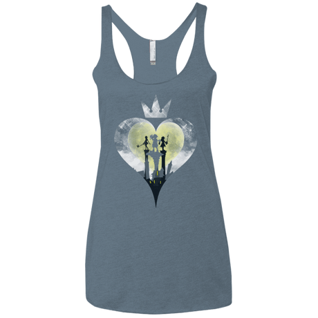 T-Shirts Indigo / X-Small Heart Kingdom Women's Triblend Racerback Tank
