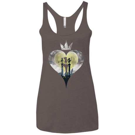 T-Shirts Macchiato / X-Small Heart Kingdom Women's Triblend Racerback Tank