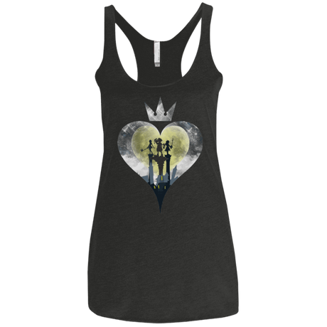 T-Shirts Vintage Black / X-Small Heart Kingdom Women's Triblend Racerback Tank