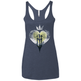 T-Shirts Vintage Navy / X-Small Heart Kingdom Women's Triblend Racerback Tank