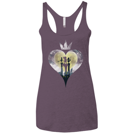 T-Shirts Vintage Purple / X-Small Heart Kingdom Women's Triblend Racerback Tank
