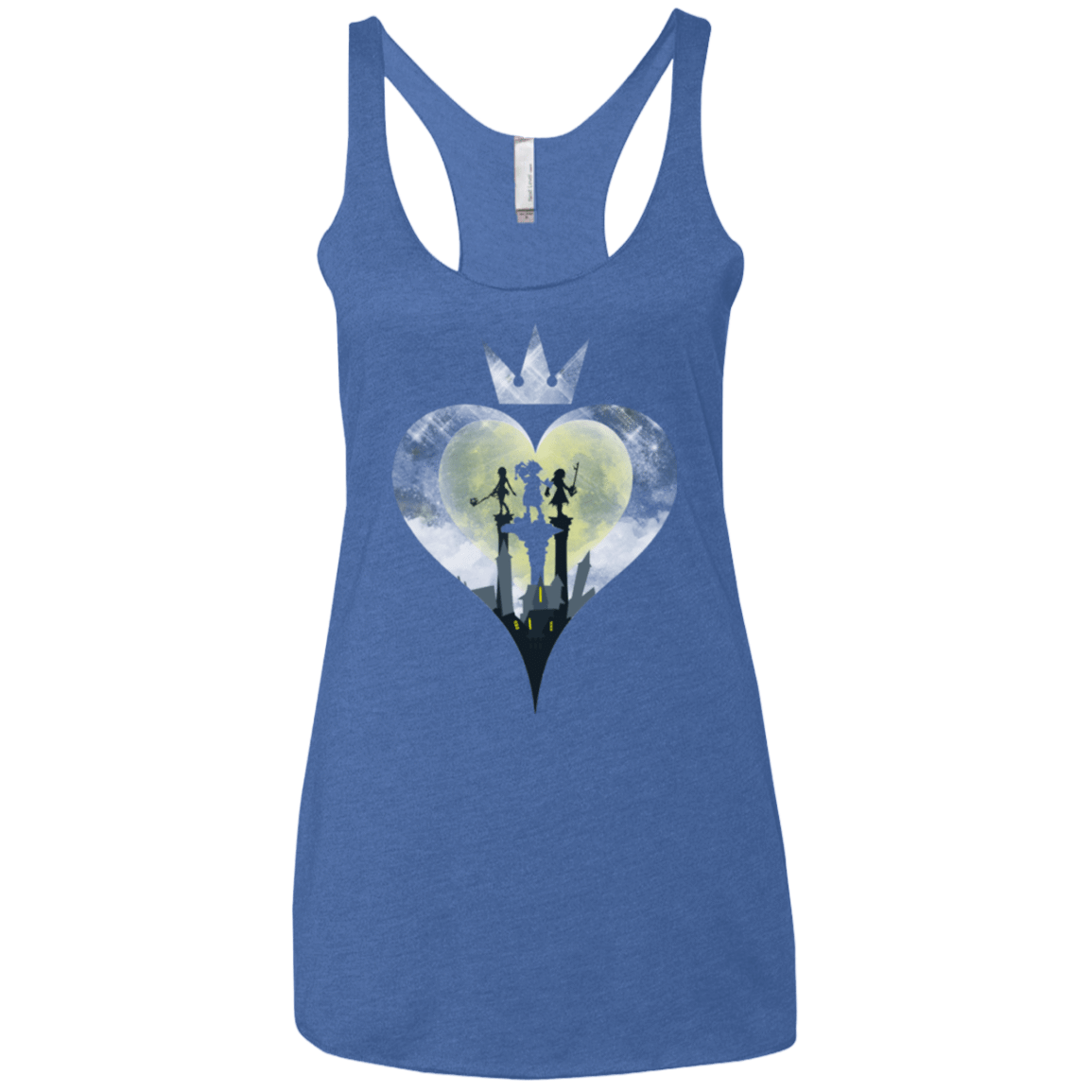 T-Shirts Vintage Royal / X-Small Heart Kingdom Women's Triblend Racerback Tank