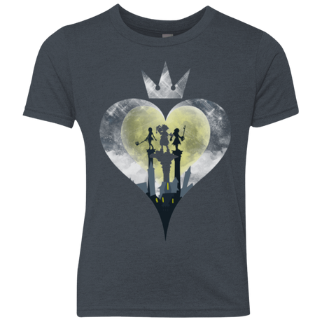 T-Shirts Vintage Navy / YXS Heart Kingdom Youth Triblend T-Shirt