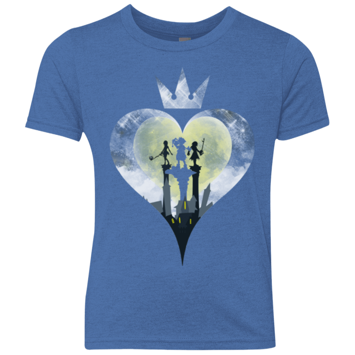 T-Shirts Vintage Royal / YXS Heart Kingdom Youth Triblend T-Shirt