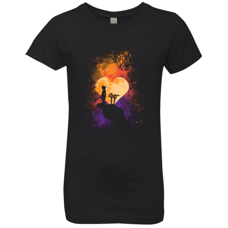 T-Shirts Black / YXS Heart Of Gold Girls Premium T-Shirt