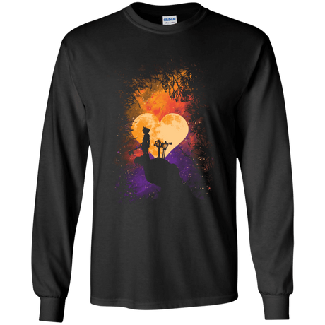 T-Shirts Black / S Heart Of Gold Men's Long Sleeve T-Shirt