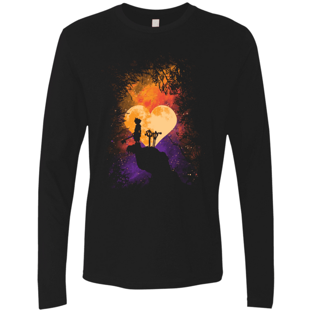 T-Shirts Black / S Heart Of Gold Men's Premium Long Sleeve