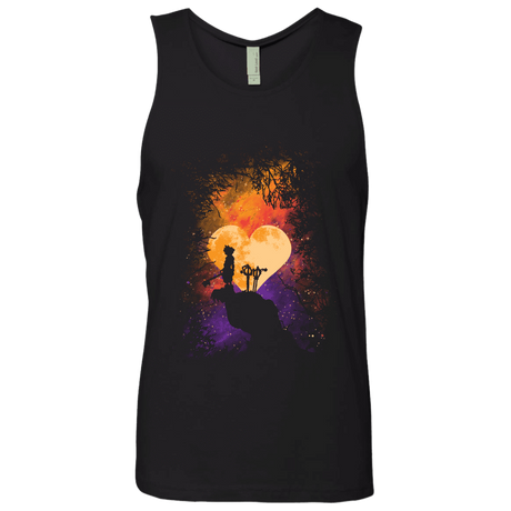 T-Shirts Black / S Heart Of Gold Men's Premium Tank Top