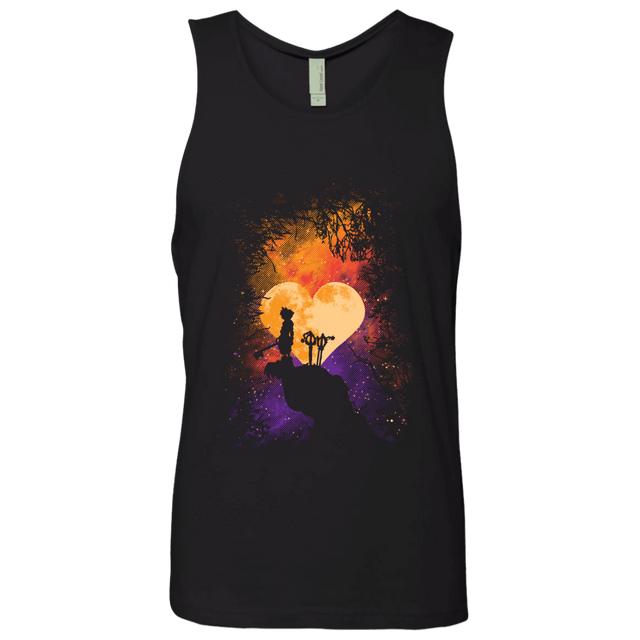 T-Shirts Black / S Heart Of Gold Men's Premium Tank Top