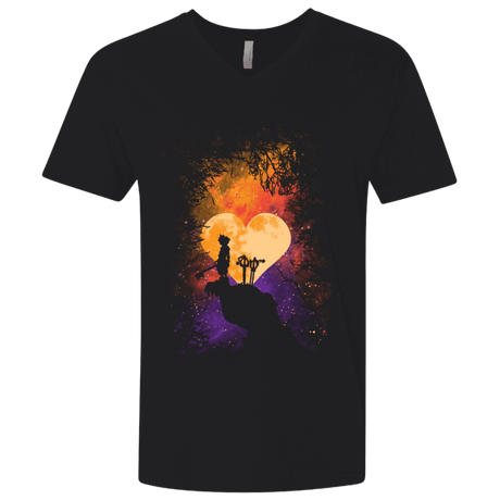 T-Shirts Black / X-Small Heart Of Gold Men's Premium V-Neck