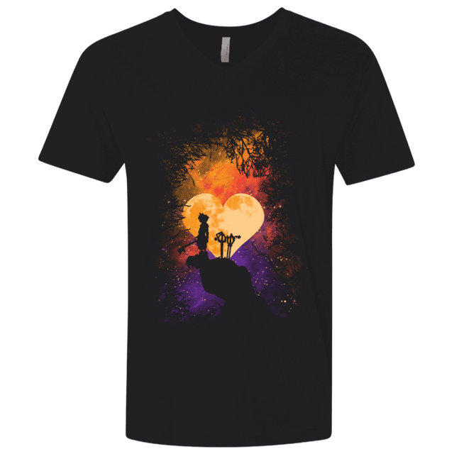 T-Shirts Black / X-Small Heart Of Gold Men's Premium V-Neck