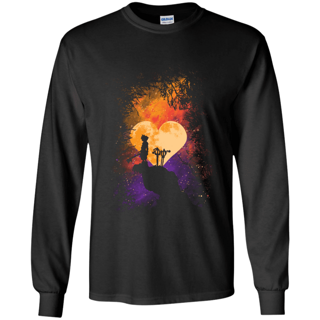 T-Shirts Black / YS Heart Of Gold Youth Long Sleeve T-Shirt