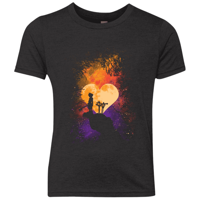 T-Shirts Vintage Black / YXS Heart Of Gold Youth Triblend T-Shirt