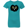 T-Shirts Tahiti Blue / YXS Heart Owls Girls Premium T-Shirt