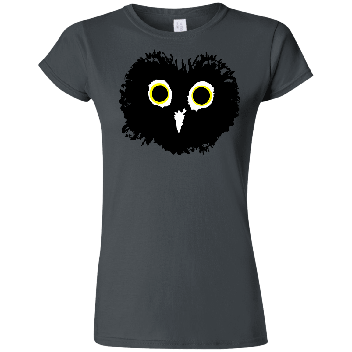 T-Shirts Charcoal / S Heart Owls Junior Slimmer-Fit T-Shirt