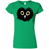 T-Shirts Irish Green / S Heart Owls Junior Slimmer-Fit T-Shirt