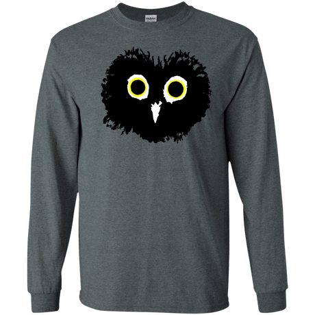 T-Shirts Dark Heather / S Heart Owls Men's Long Sleeve T-Shirt