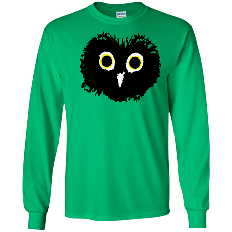 T-Shirts Irish Green / S Heart Owls Men's Long Sleeve T-Shirt