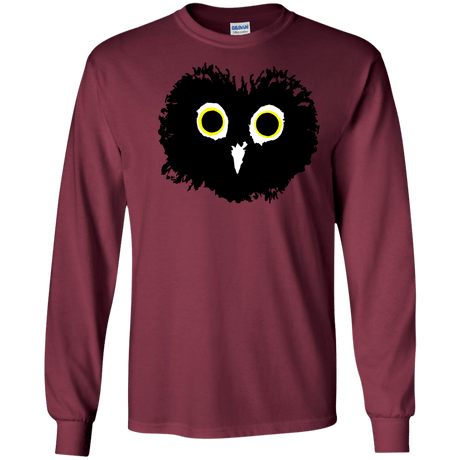 T-Shirts Maroon / S Heart Owls Men's Long Sleeve T-Shirt