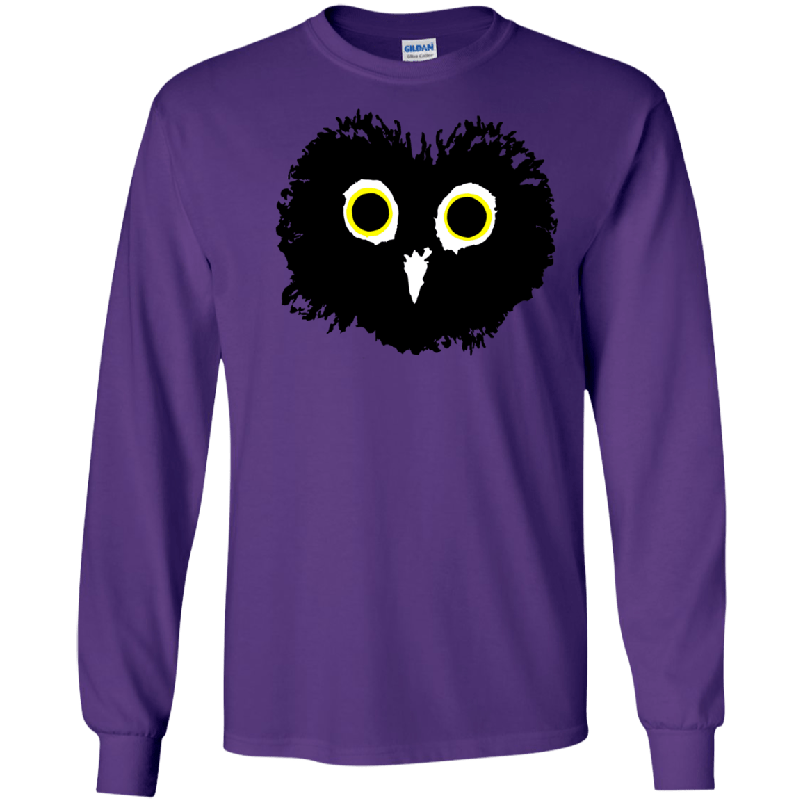 T-Shirts Purple / S Heart Owls Men's Long Sleeve T-Shirt
