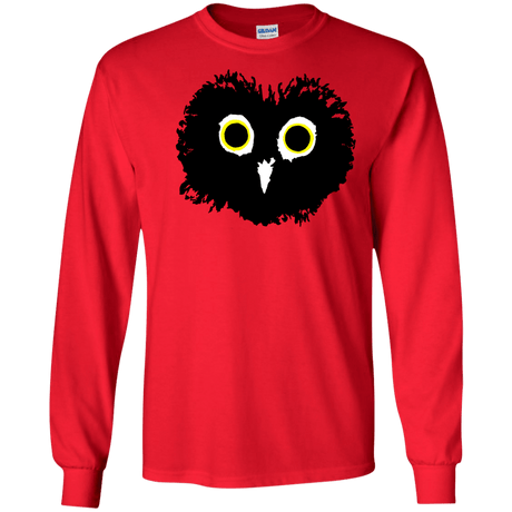 T-Shirts Red / S Heart Owls Men's Long Sleeve T-Shirt