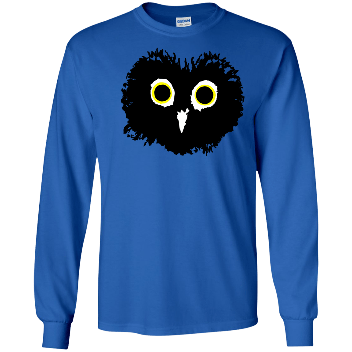 T-Shirts Royal / S Heart Owls Men's Long Sleeve T-Shirt