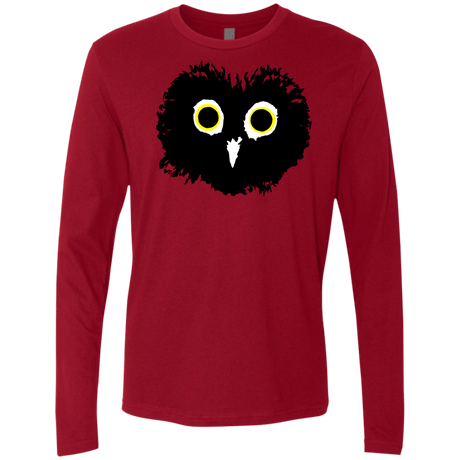 T-Shirts Cardinal / S Heart Owls Men's Premium Long Sleeve