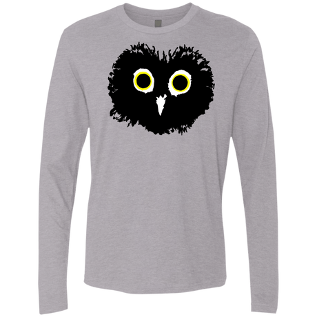 T-Shirts Heather Grey / S Heart Owls Men's Premium Long Sleeve