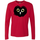 T-Shirts Red / S Heart Owls Men's Premium Long Sleeve