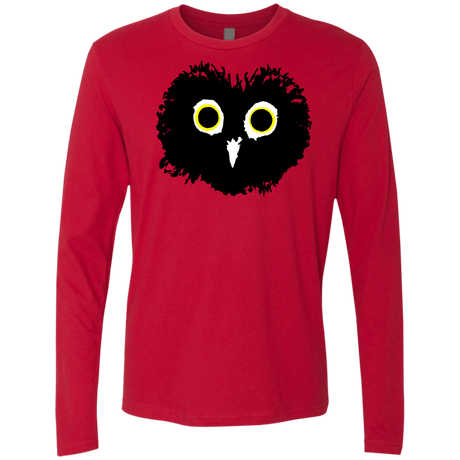 T-Shirts Red / S Heart Owls Men's Premium Long Sleeve