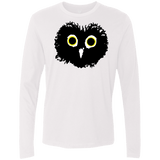 T-Shirts White / S Heart Owls Men's Premium Long Sleeve