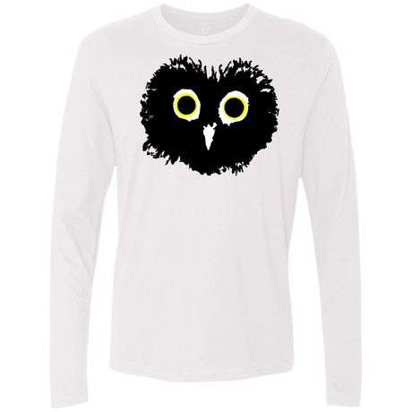 T-Shirts White / S Heart Owls Men's Premium Long Sleeve