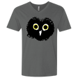 T-Shirts Heavy Metal / X-Small Heart Owls Men's Premium V-Neck