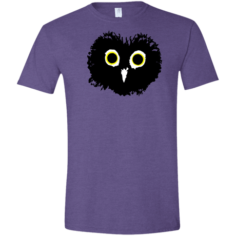 T-Shirts Heather Purple / S Heart Owls Men's Semi-Fitted Softstyle