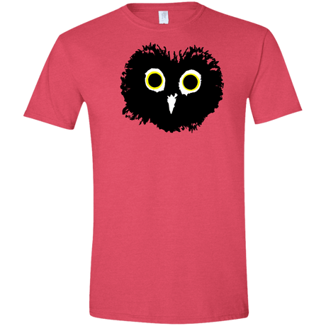 T-Shirts Heather Red / S Heart Owls Men's Semi-Fitted Softstyle